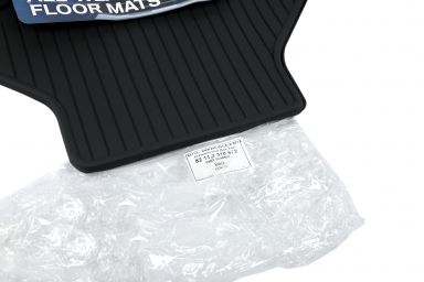 BMW E70 X5 Genuine Front & Rear All Weather Rubber Floor Mat Set, Mats 2007-2013